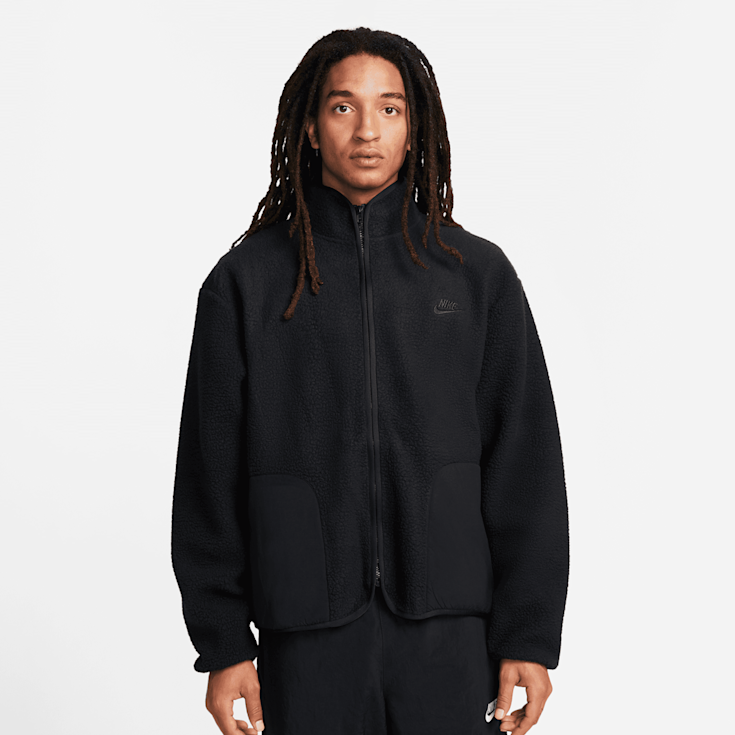 Black nike winter coat shop